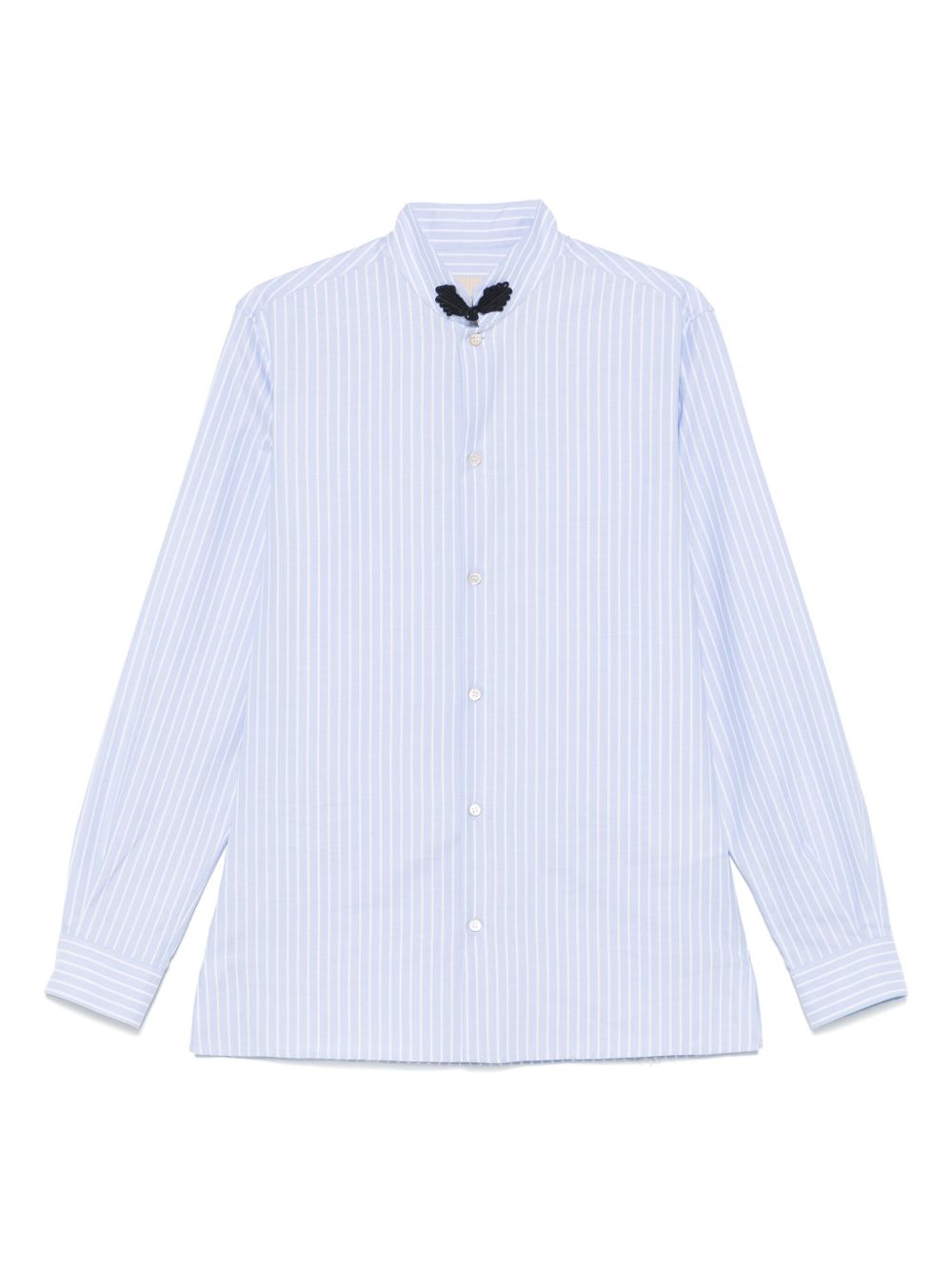 VALENTINO Striped Cotton Shirt - Men's Fashion