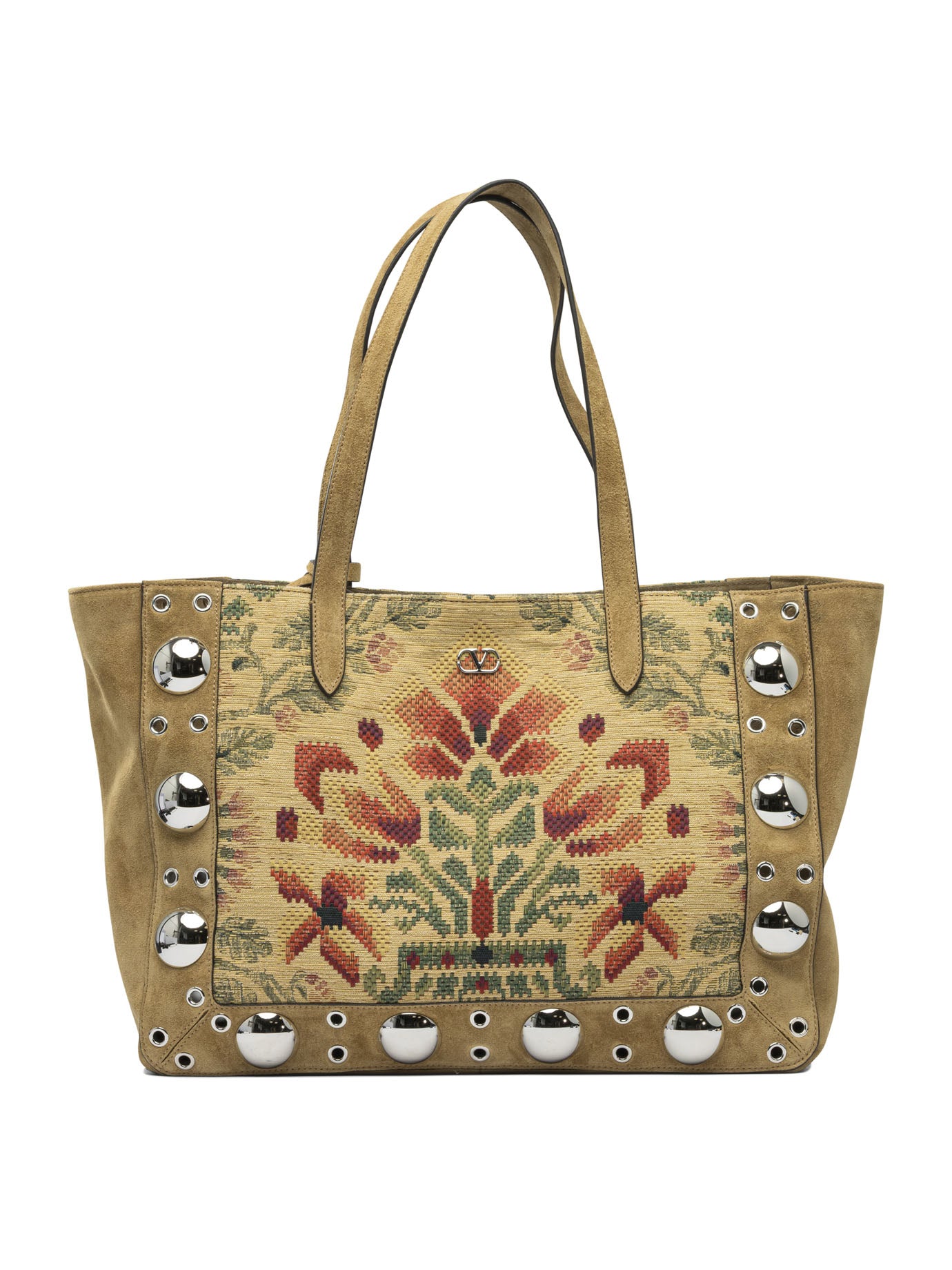 VALENTINO GARAVANI Embroidered Shopper Handbag