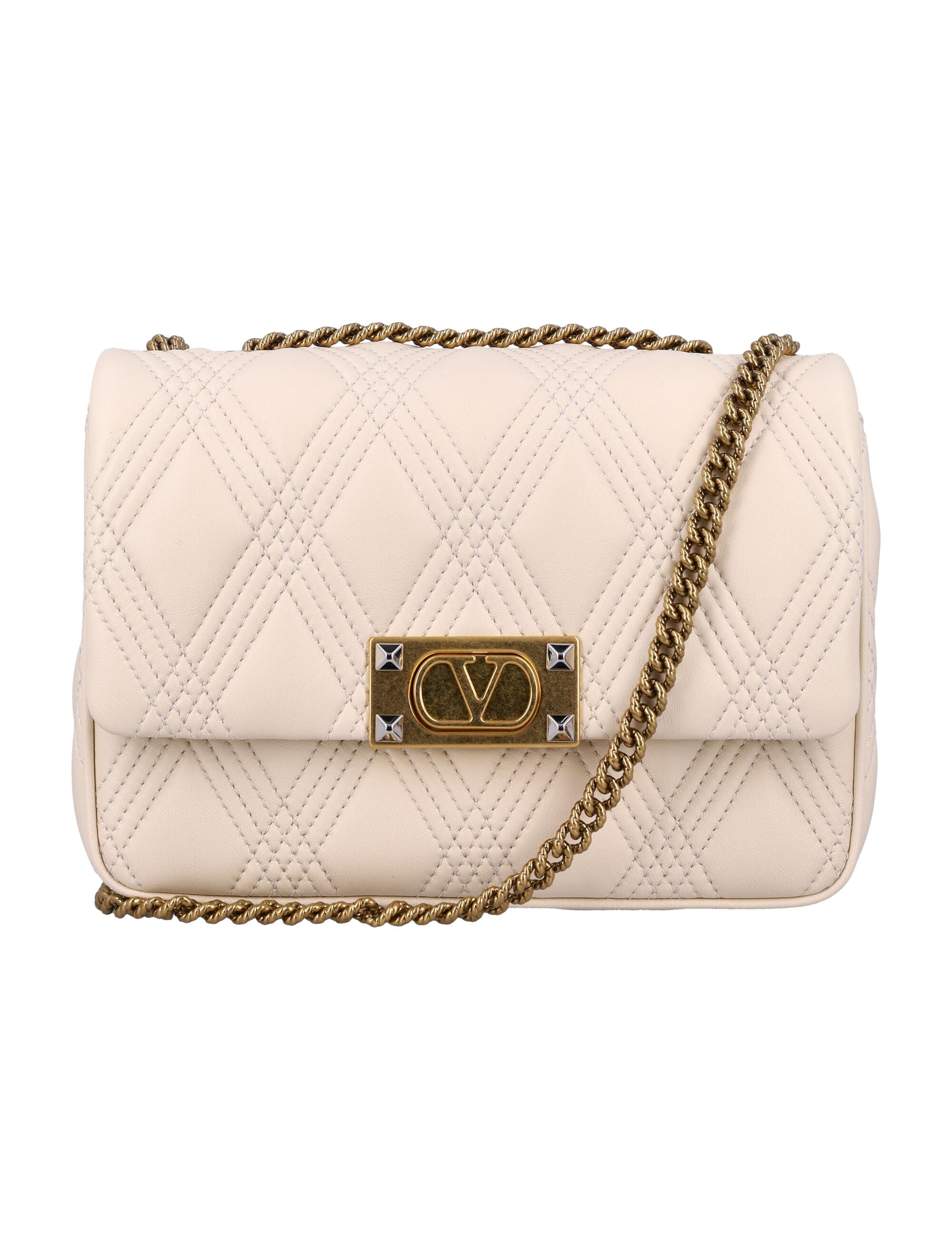 VALENTINO GARAVANI Quilted Medium Shoulder Handbag