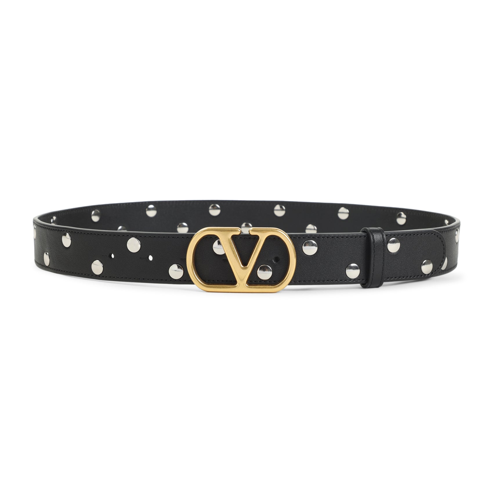 VALENTINO GARAVANI Chic 3cm Wide Leather Belt for Women
