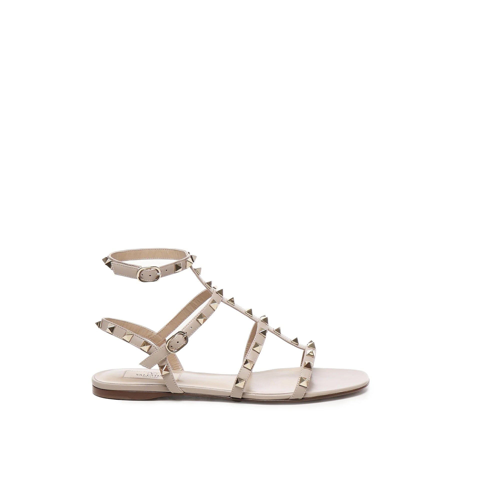 VALENTINO GARAVANI Rockstud Flat Sandals