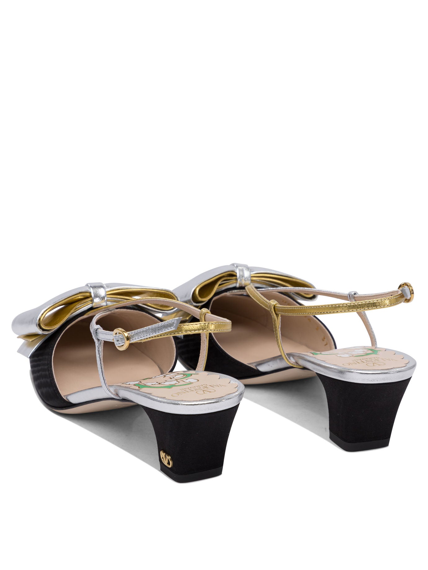 VALENTINO GARAVANI Elegance Slingback Pumps with Bow Detail - 45 mm