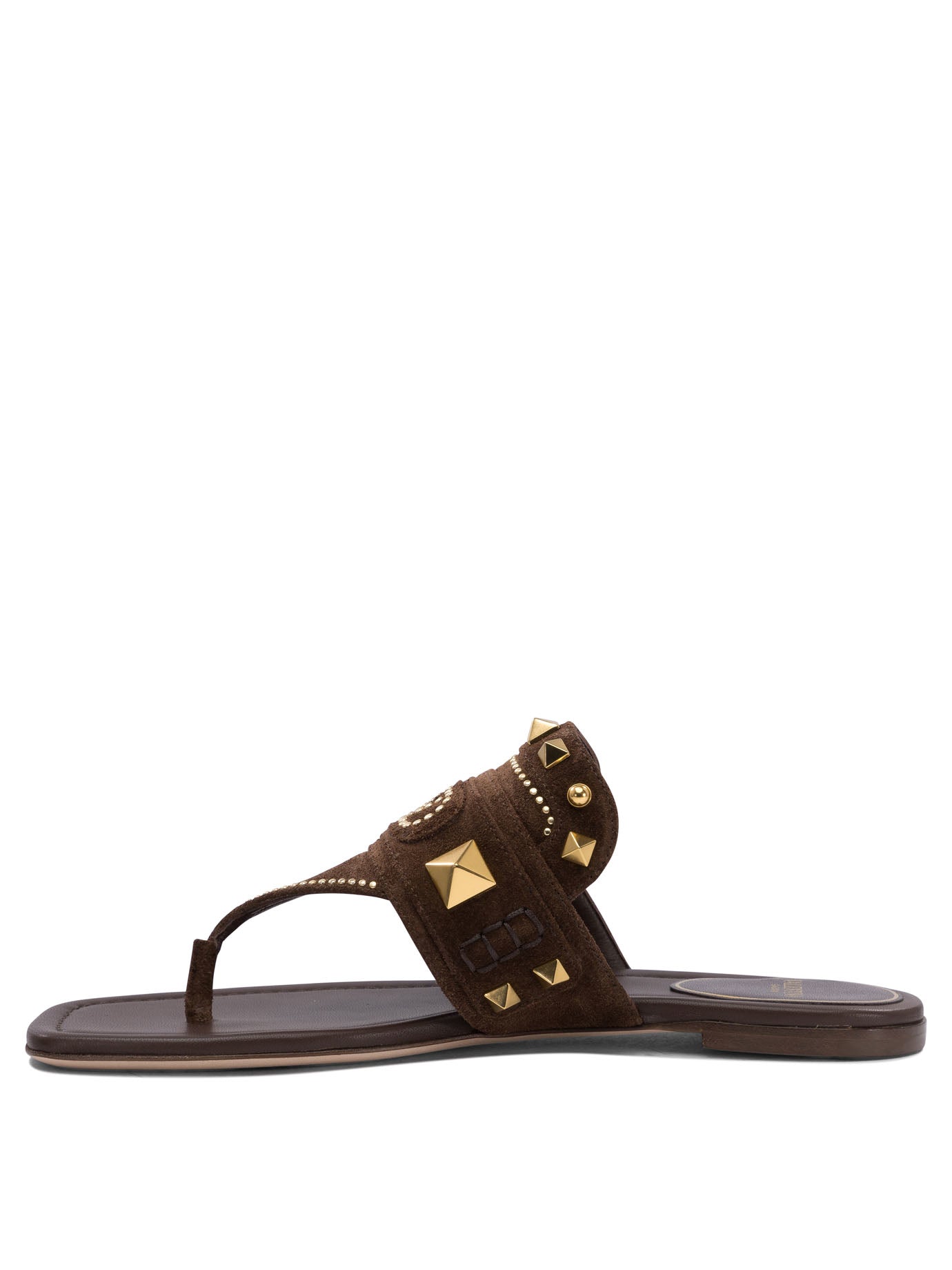 VALENTINO GARAVANI Elegant Slide Sandals with Ornate Stud Detailing