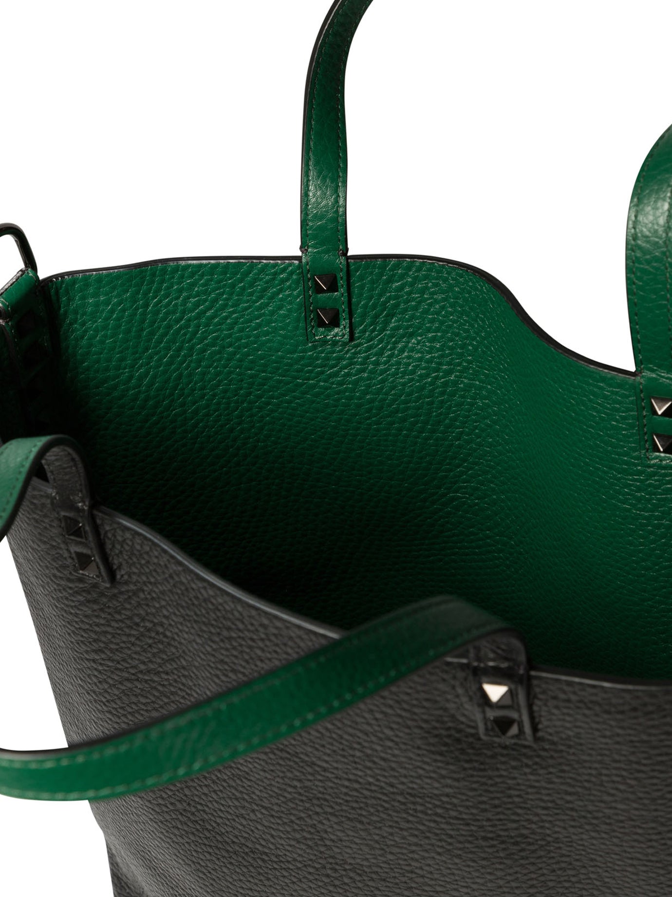 VALENTINO GARAVANI Rockstud Reversible Mini Shopping Bag - 28x34x10 cm