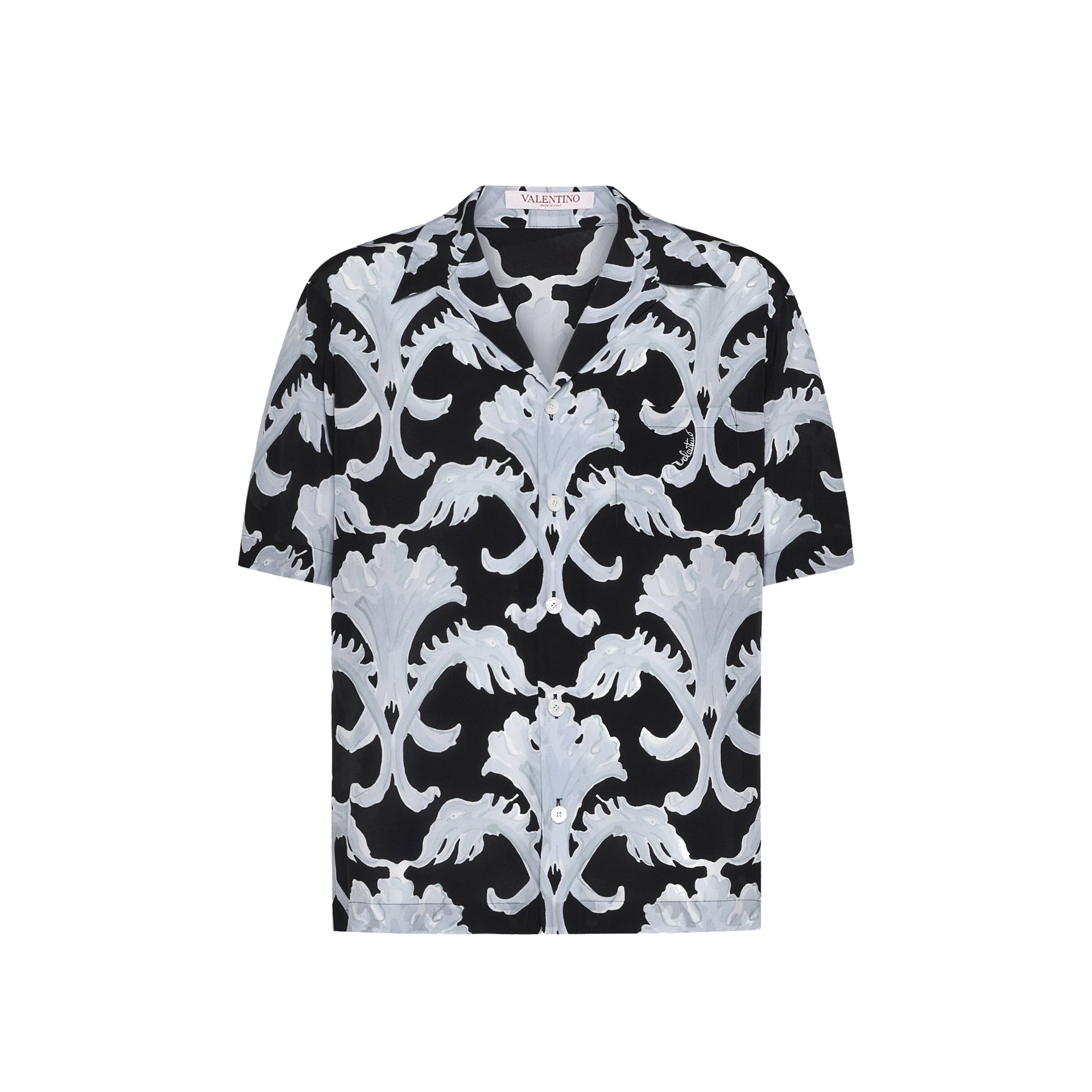 VALENTINO Metamorphos Wall Print Bowling Shirt - Stylish Fit for Men
