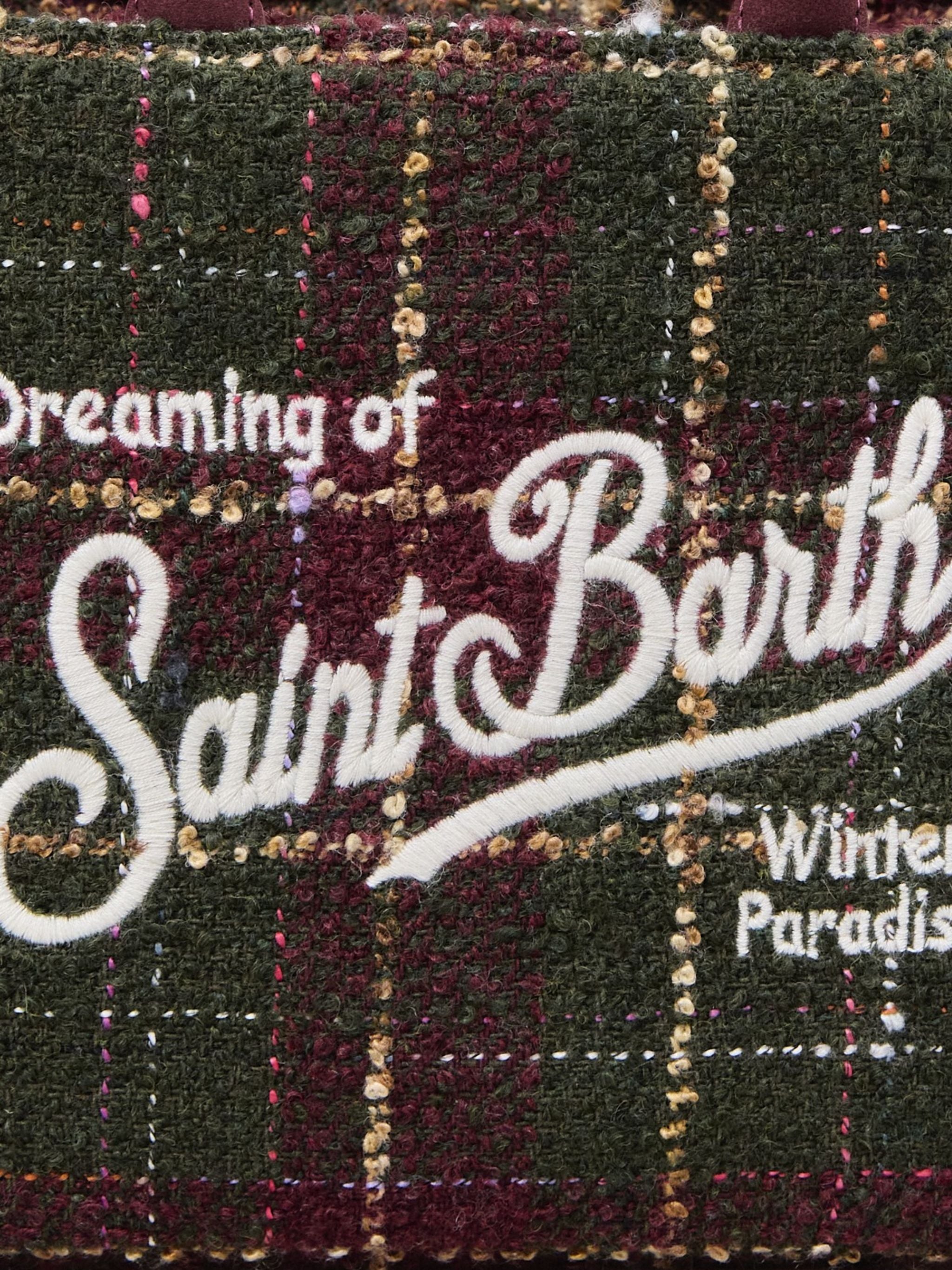 MC2 SAINT BARTH Chic Mini Tweed Handbag