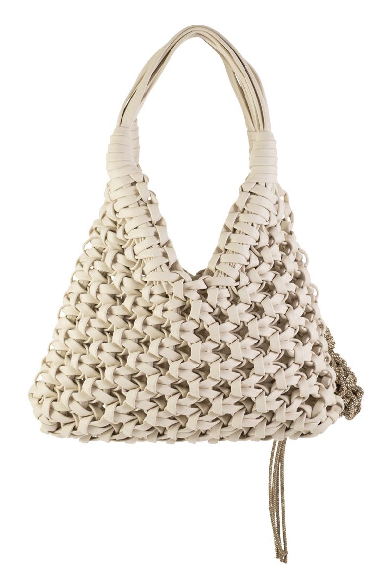 HIBOURAMA Vannifique Mini Leather Jewel Handbag - W 27 x H 36.5 x D 9 CM