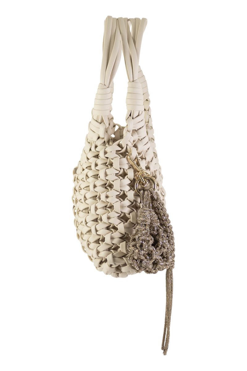 HIBOURAMA Vannifique Mini Leather Jewel Handbag - W 27 x H 36.5 x D 9 CM