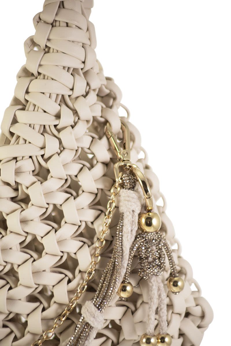 HIBOURAMA Vannifique Mini Leather Jewel Handbag - W 27 x H 36.5 x D 9 CM