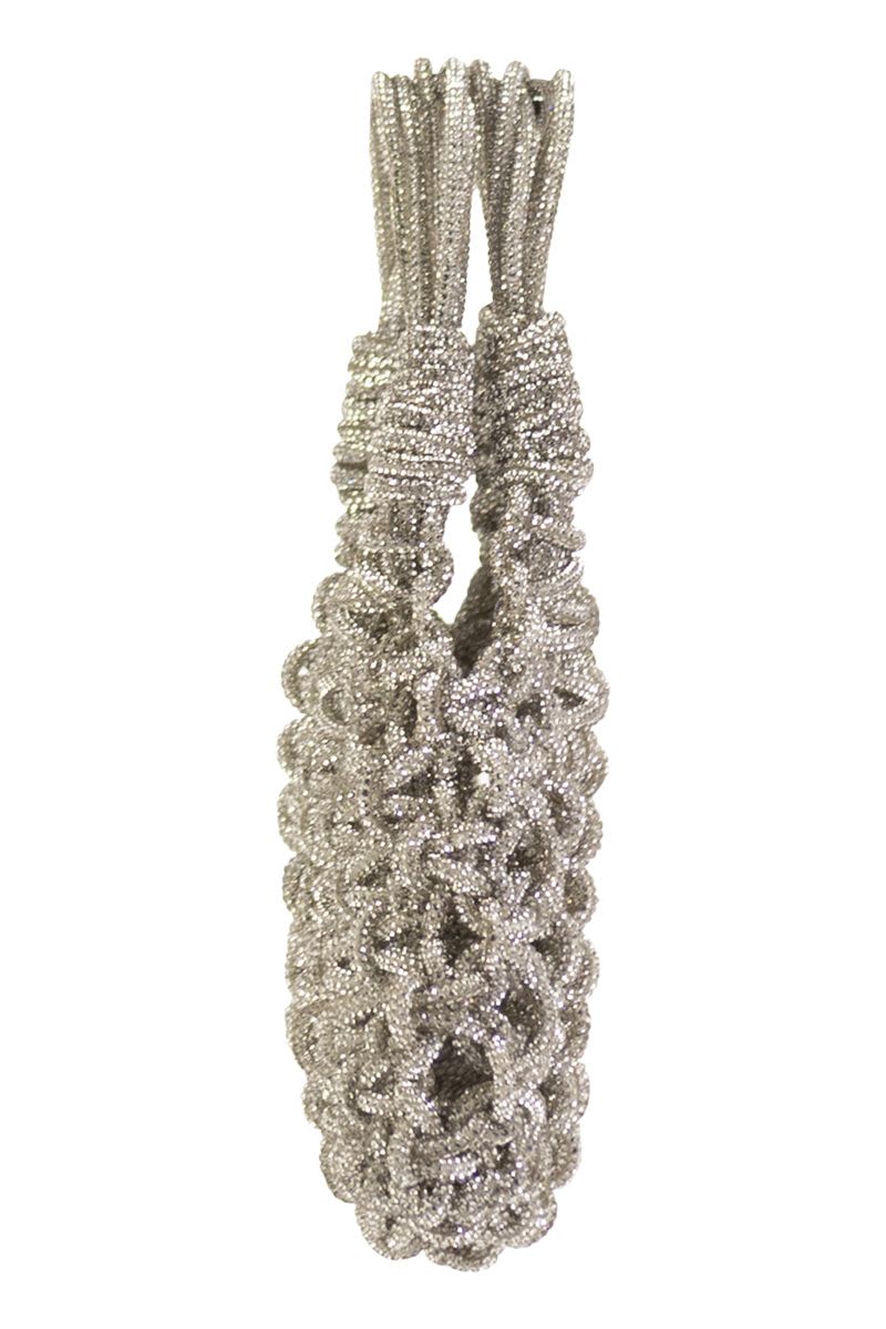 HIBOURAMA Mini Jewel-Studded Handbag