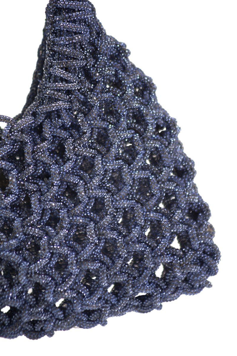 HIBOURAMA Crystal-Studded Jewel Handbag - W 22 x H 30 x D 7 CM