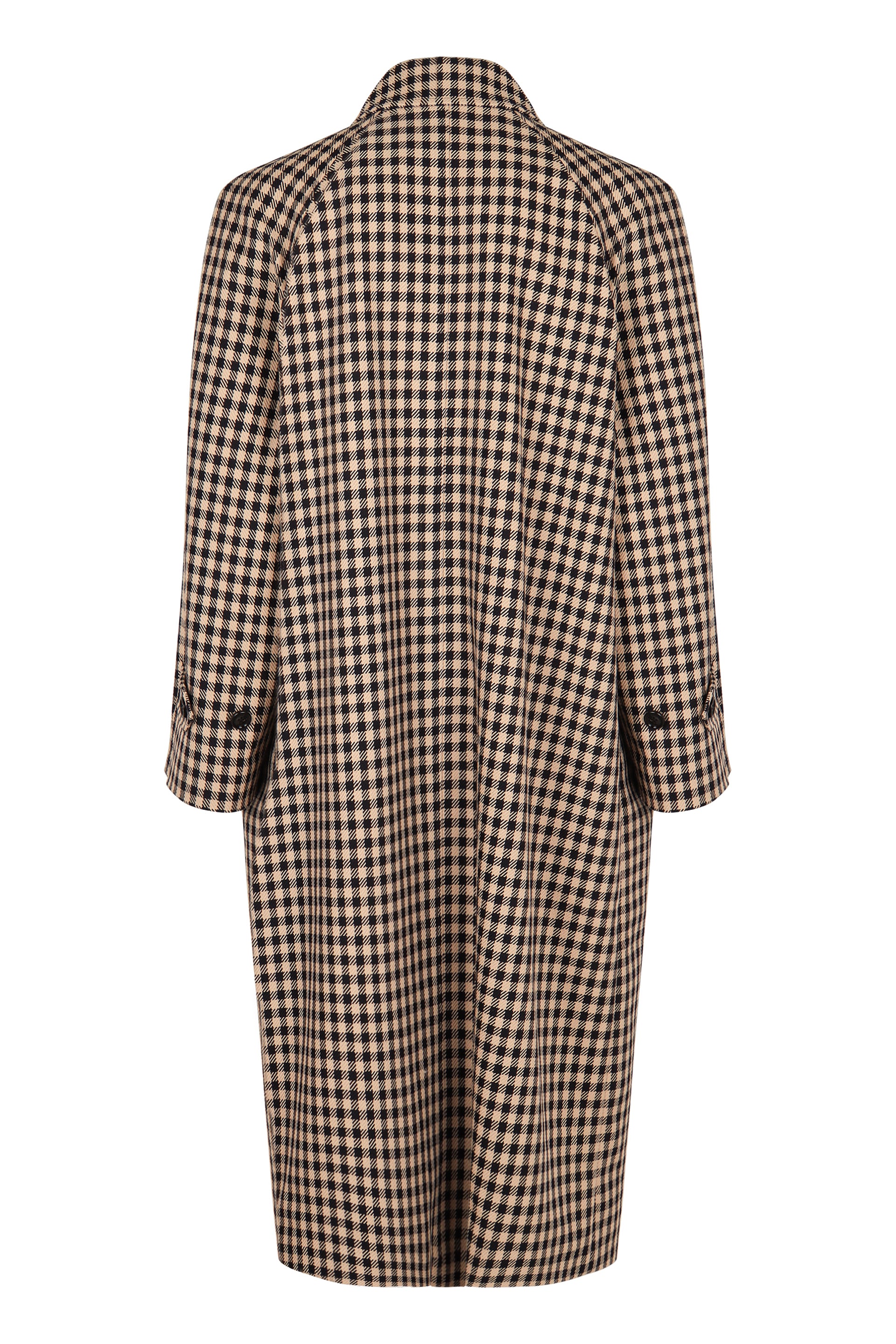 VALENTINO GARAVANI Wool Blend Gingham Motif Jacket