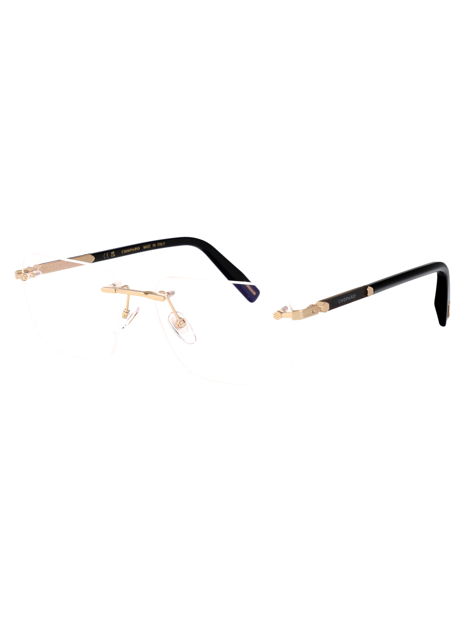 CHOPARD Lustrous Total Metal Optical Glasses for Men