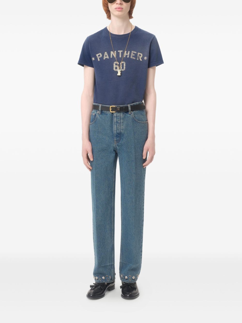 VALENTINO Classic Front Button Fastening Denim Jeans