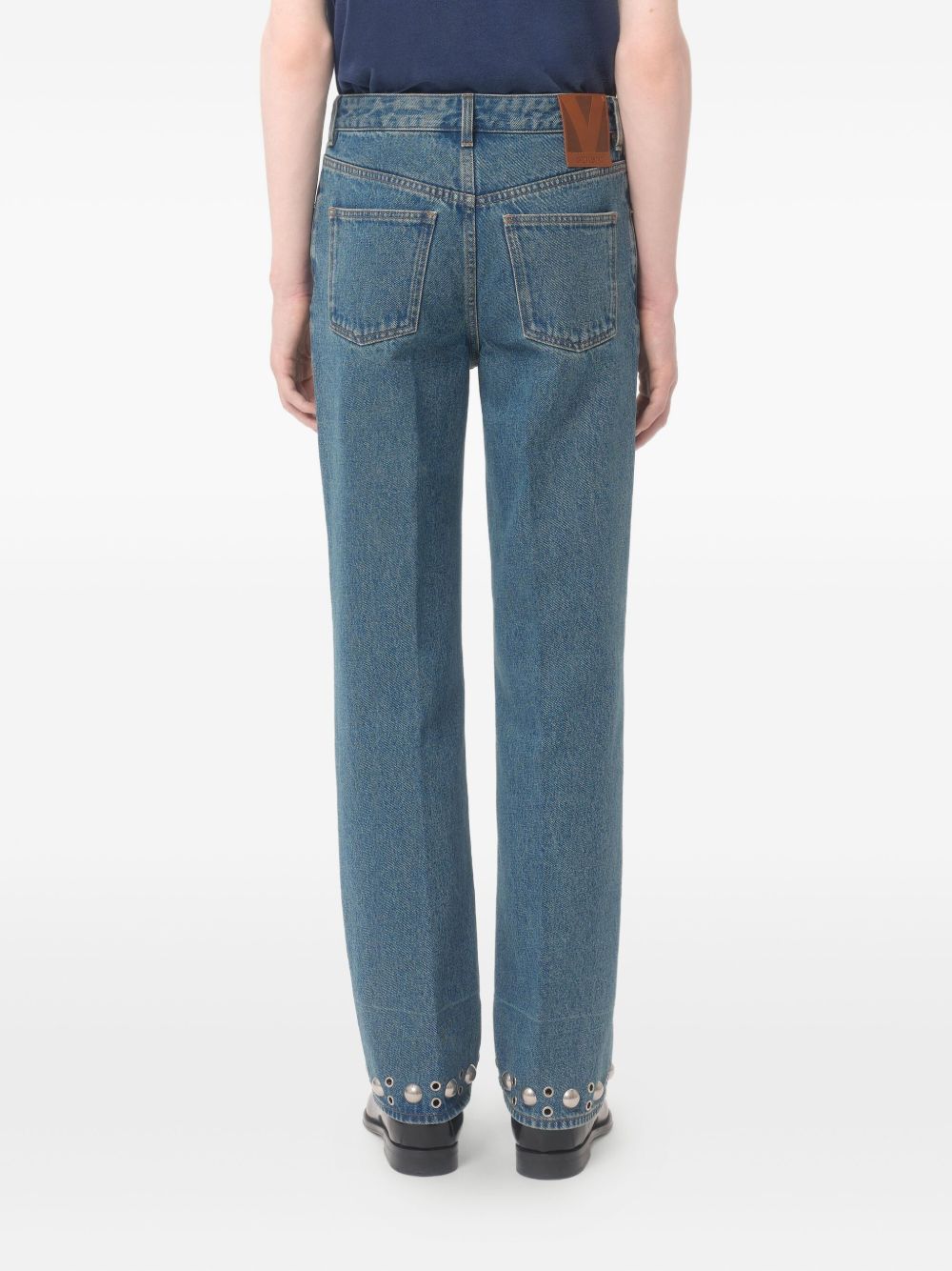 VALENTINO Classic Front Button Fastening Denim Jeans