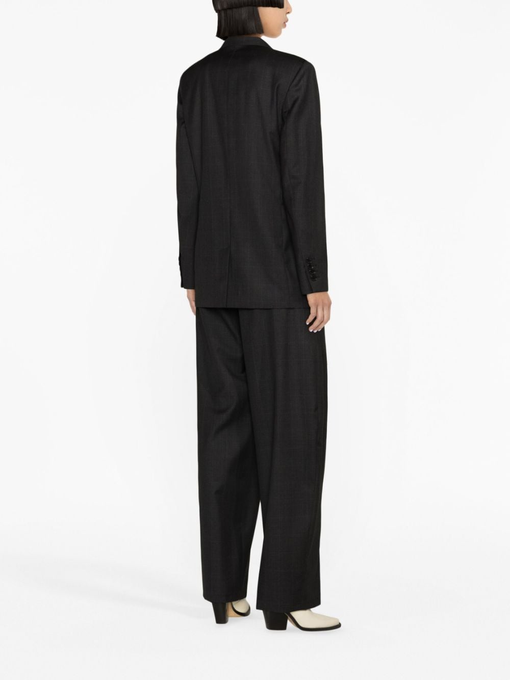 ISABEL MARANT Women’s Virgin Wool Plaid Blazer