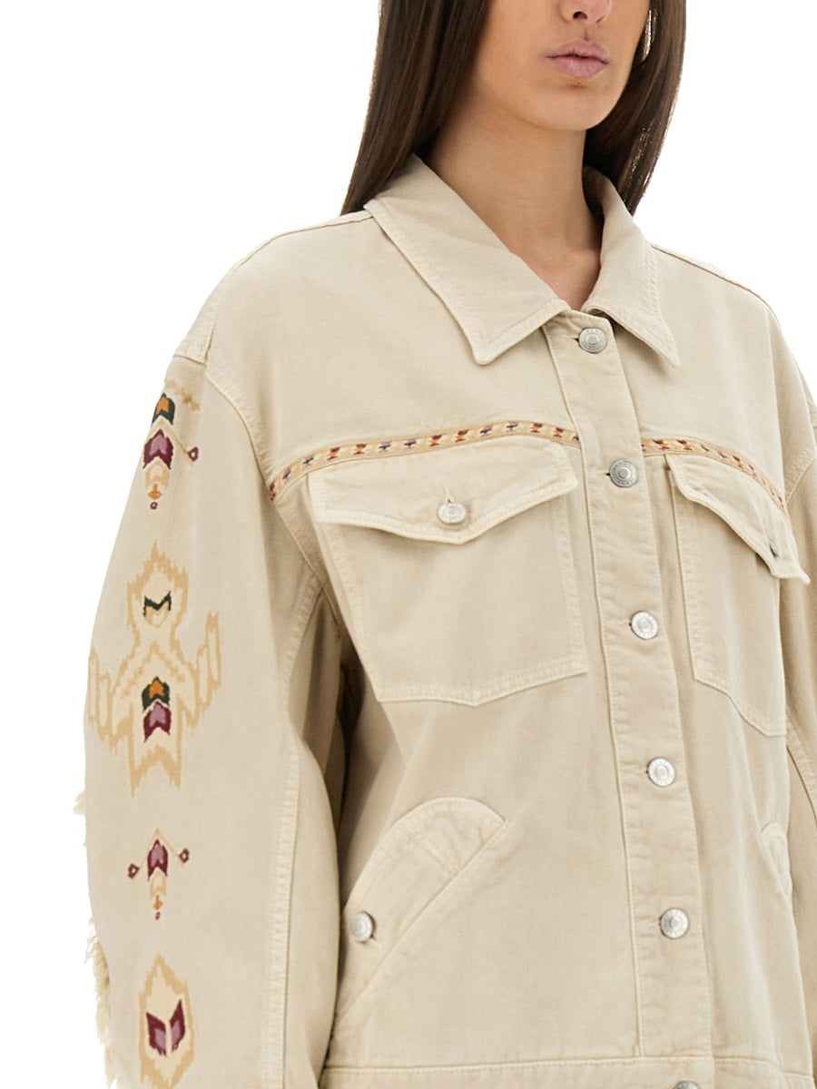 ISABEL MARANT ETOILE Oversized Fit Jacket - Ideal for SS25