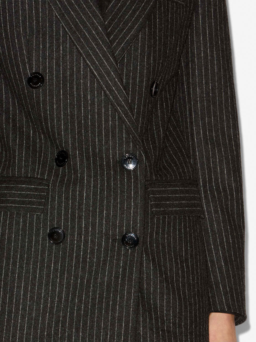 ISABEL MARANT Embroidered Stretch Wool Blend Jevima Blazer