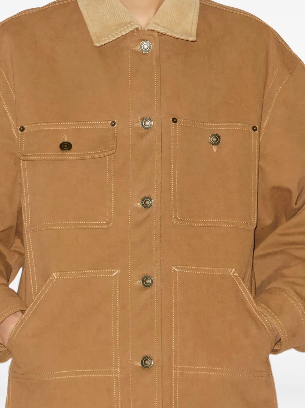 ISABEL MARANT Cotton Workwear Jacket - FW25