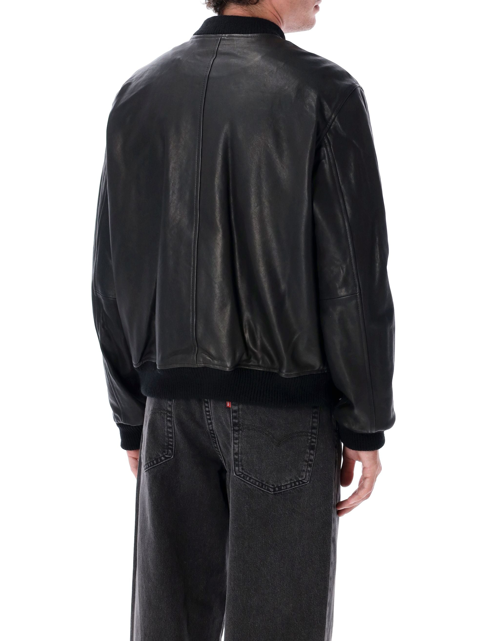 ISABEL MARANT BLAIKE Leather Bomber Jacket for Men