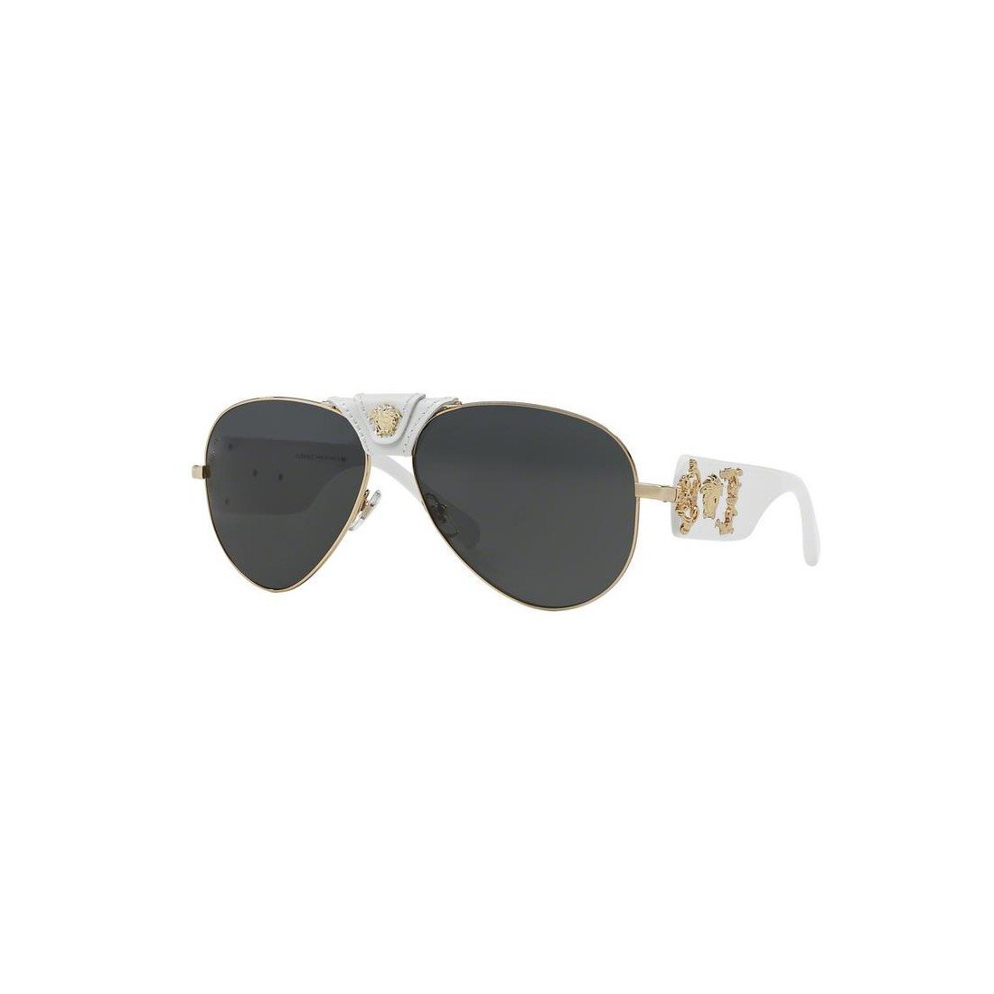VERSACE Stylish Metal Sunglasses for Men