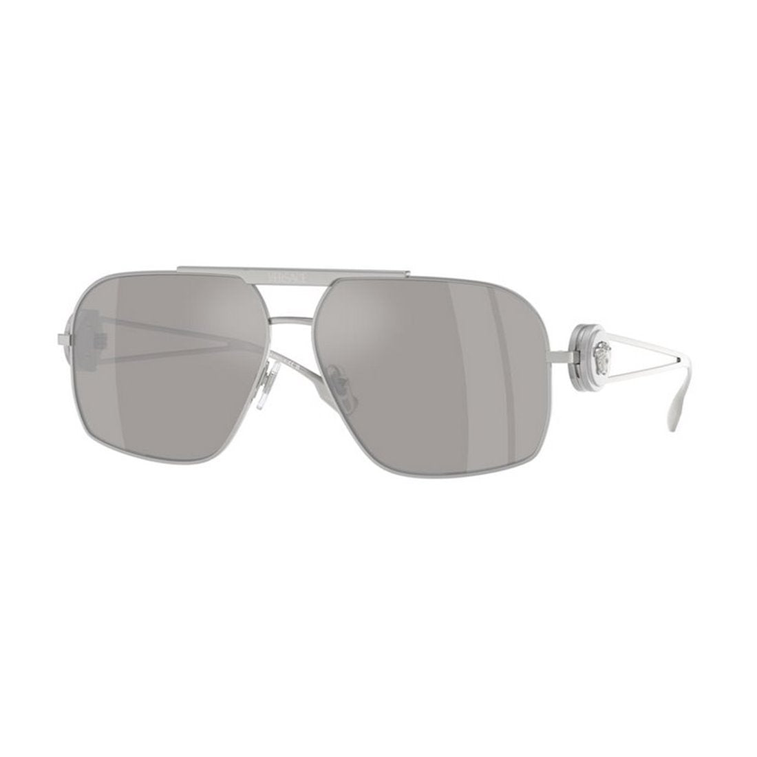 VERSACE Sleek Metal Frame Sunglasses for Men