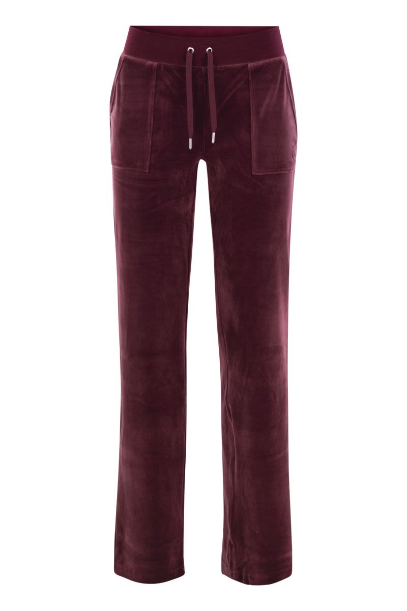 JUICY COUTURE Iconic Low-Waisted Velvet Trousers