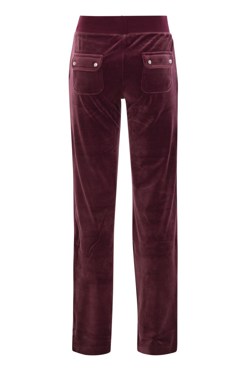 JUICY COUTURE Iconic Low-Waisted Velvet Trousers