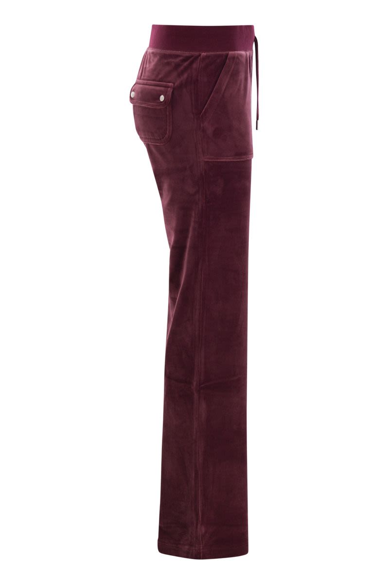 JUICY COUTURE Iconic Low-Waisted Velvet Trousers