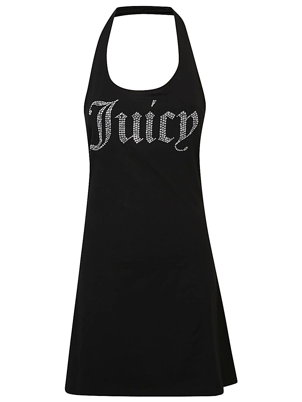 JUICY COUTURE Chic Logo Halter Mini Dress