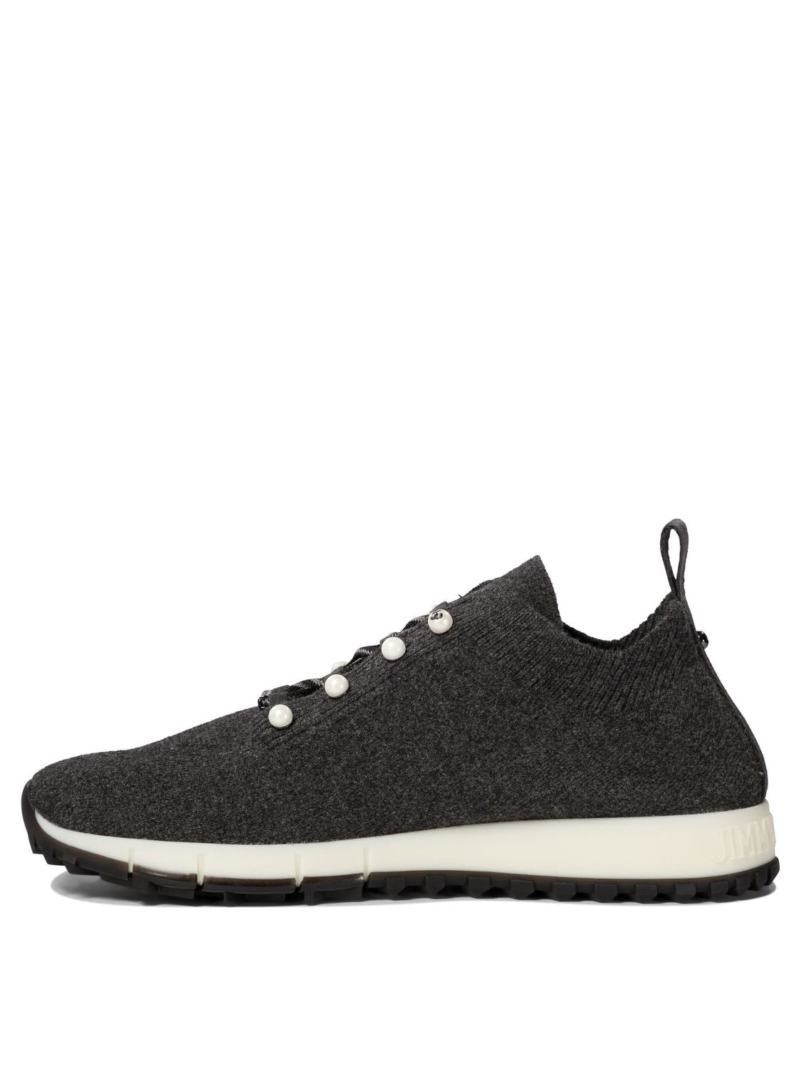 JIMMY CHOO Luxury Cashmere Knit Sneakers for Women