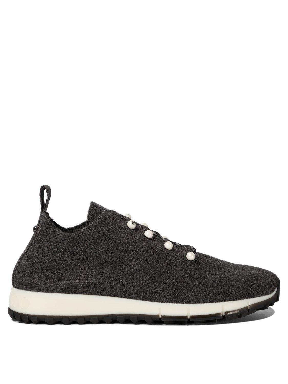 JIMMY CHOO Luxury Cashmere Knit Sneakers for Women