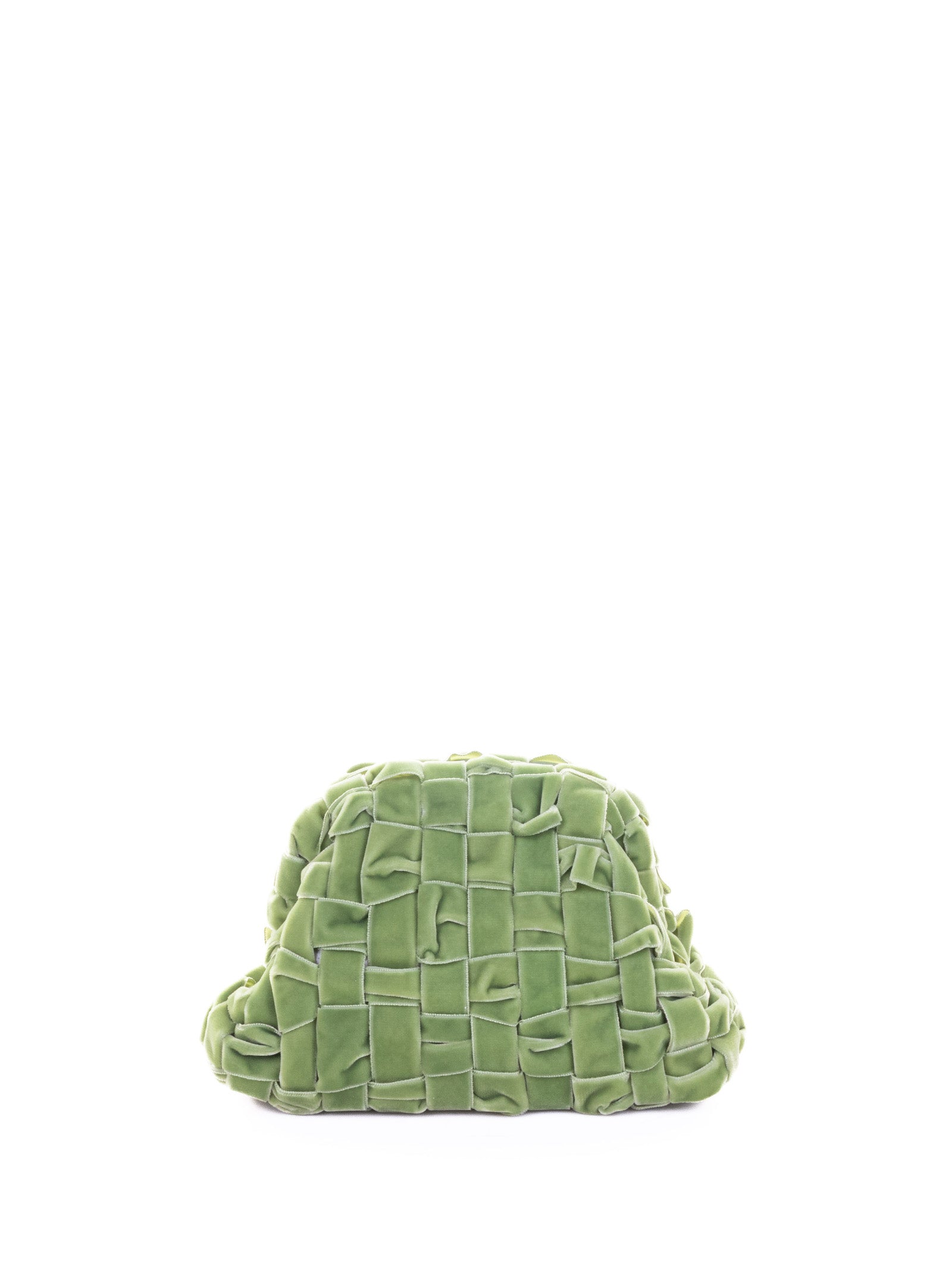 MARIA LA ROSA Mini Velvet Game Clutch Handbag