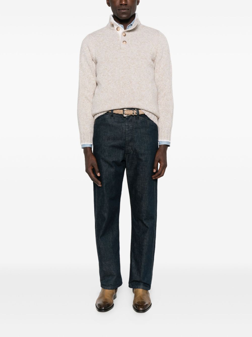 VENGERA Classic Men's Virgin Wool Sweater for Fall Winter 25/26