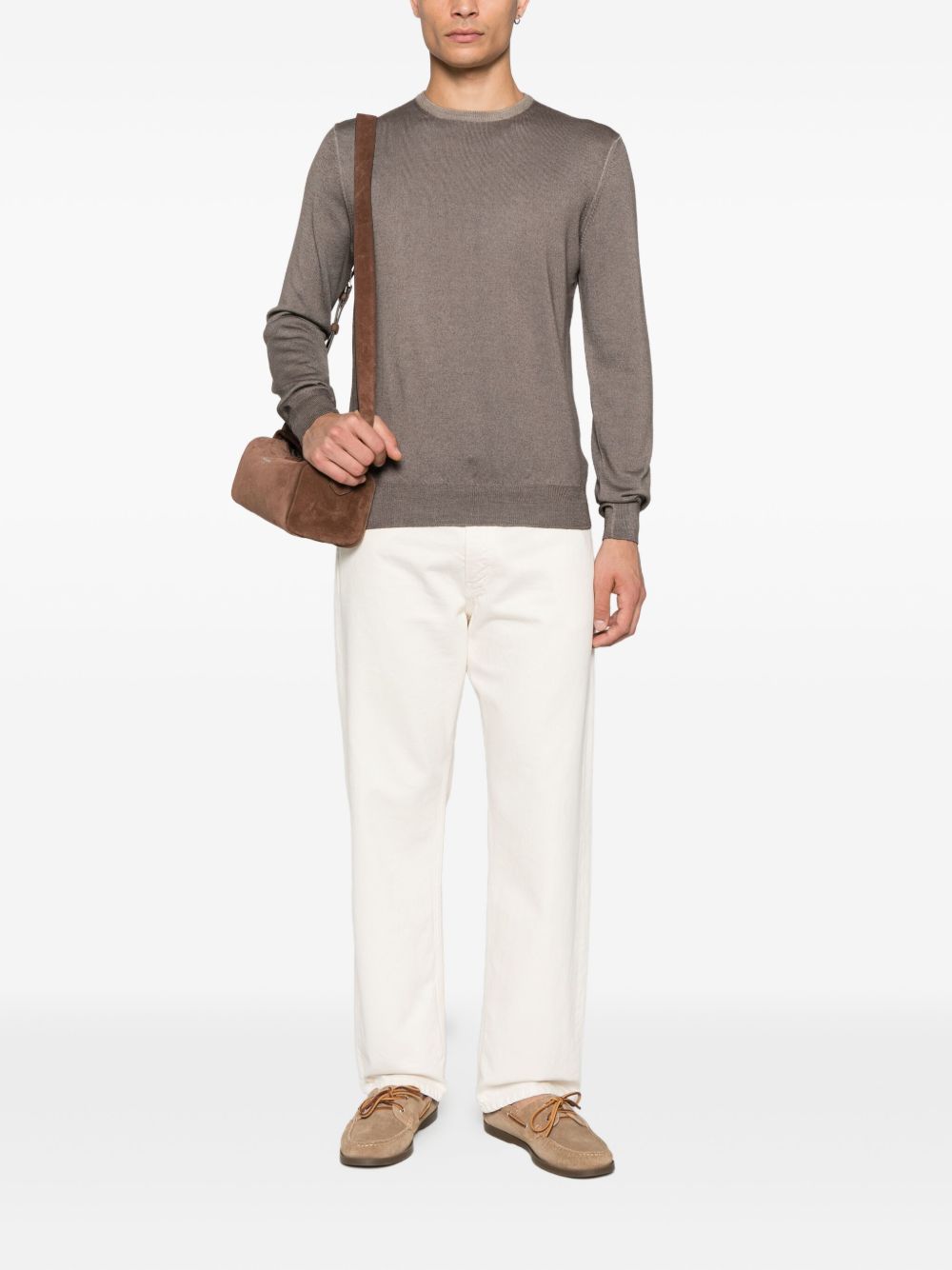 VENGERA Classic Virgin Wool Sweater for Men