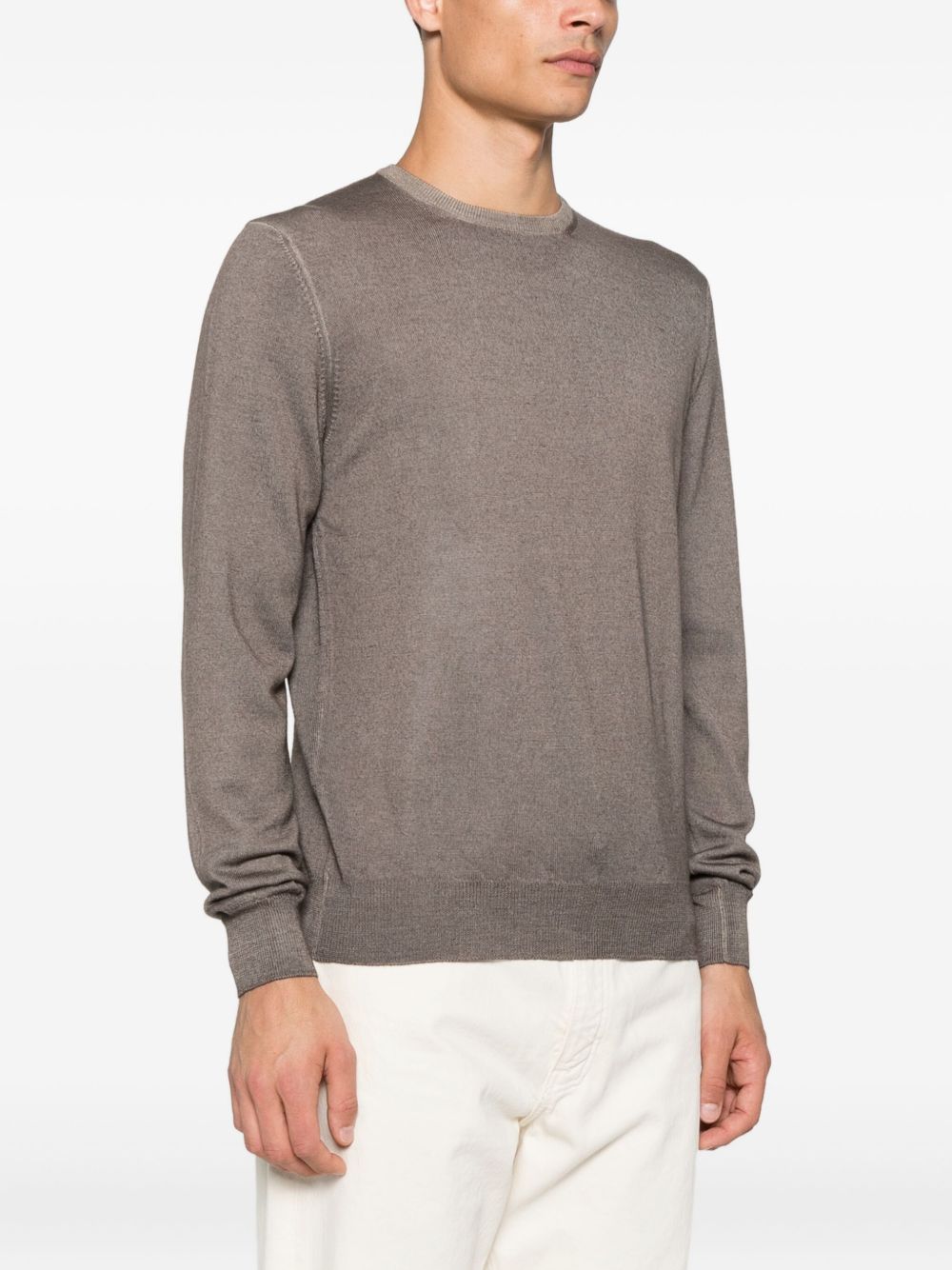 VENGERA Classic Virgin Wool Sweater for Men