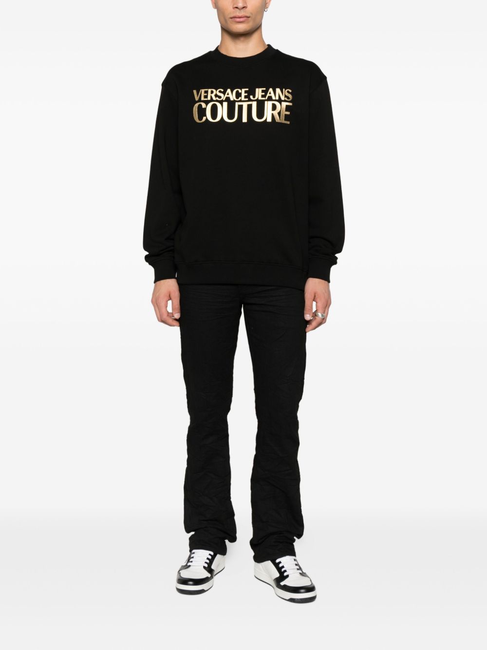 VERSACE JEANS COUTURE Elevated Sweatshirt for Men - Fall Winter 25/26