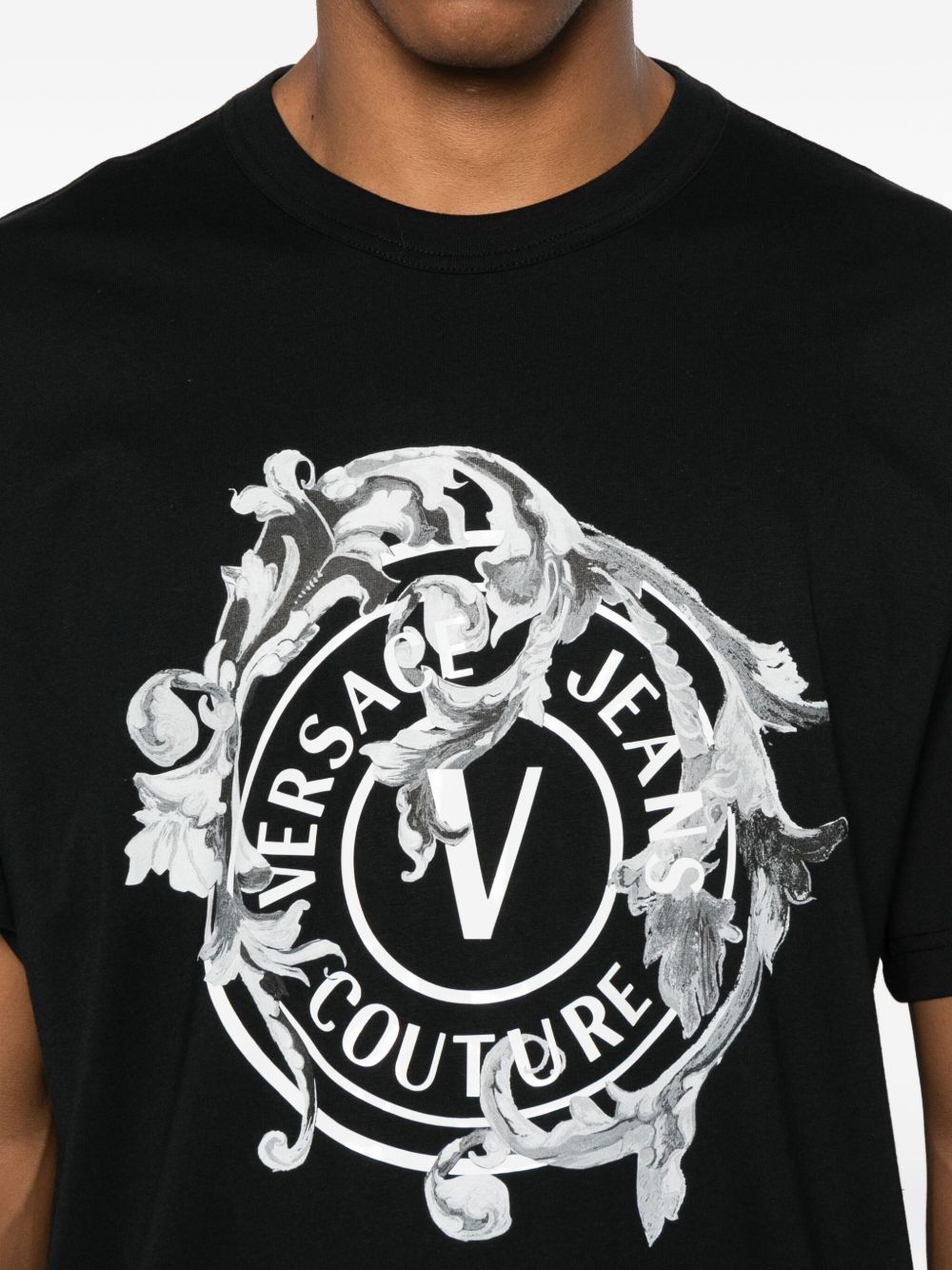VERSACE JEANS COUTURE Luxury Casual T-shirt