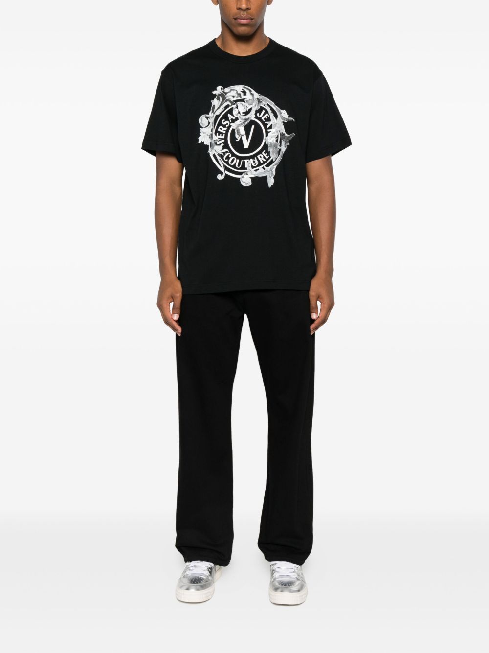 VERSACE JEANS COUTURE Luxury Casual T-shirt