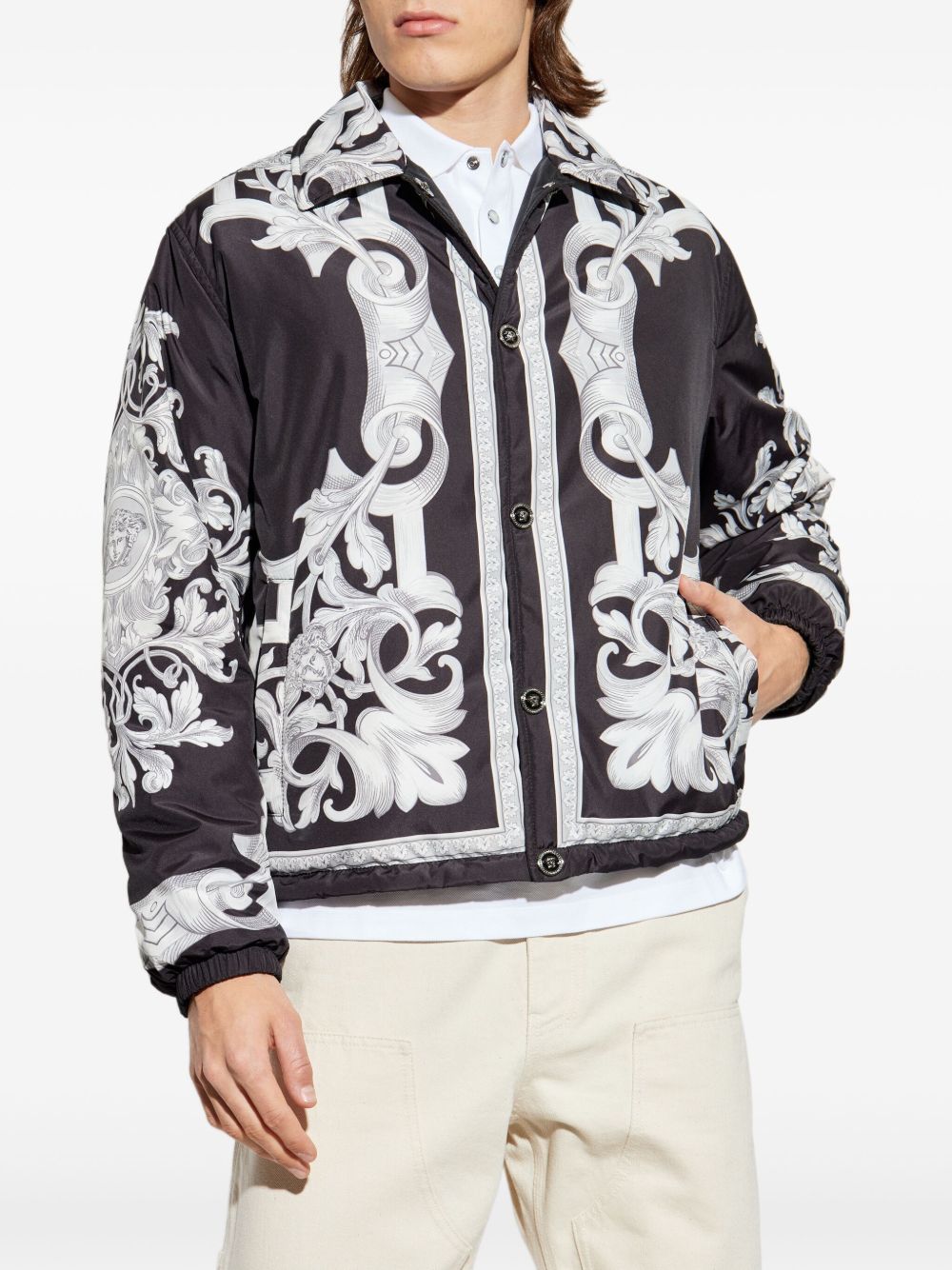 VERSACE Elegant Layering Jacket for Men - FW25 Collection