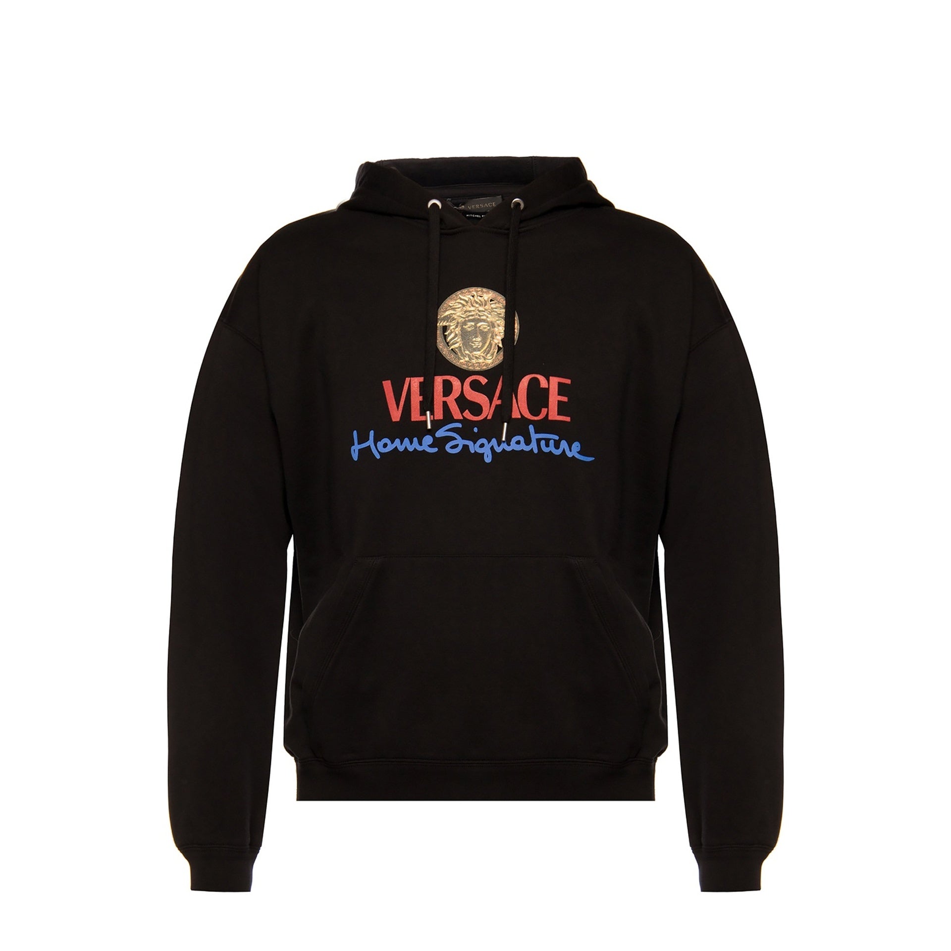 VERSACE Logo Hooded Sweatshirt for Men
