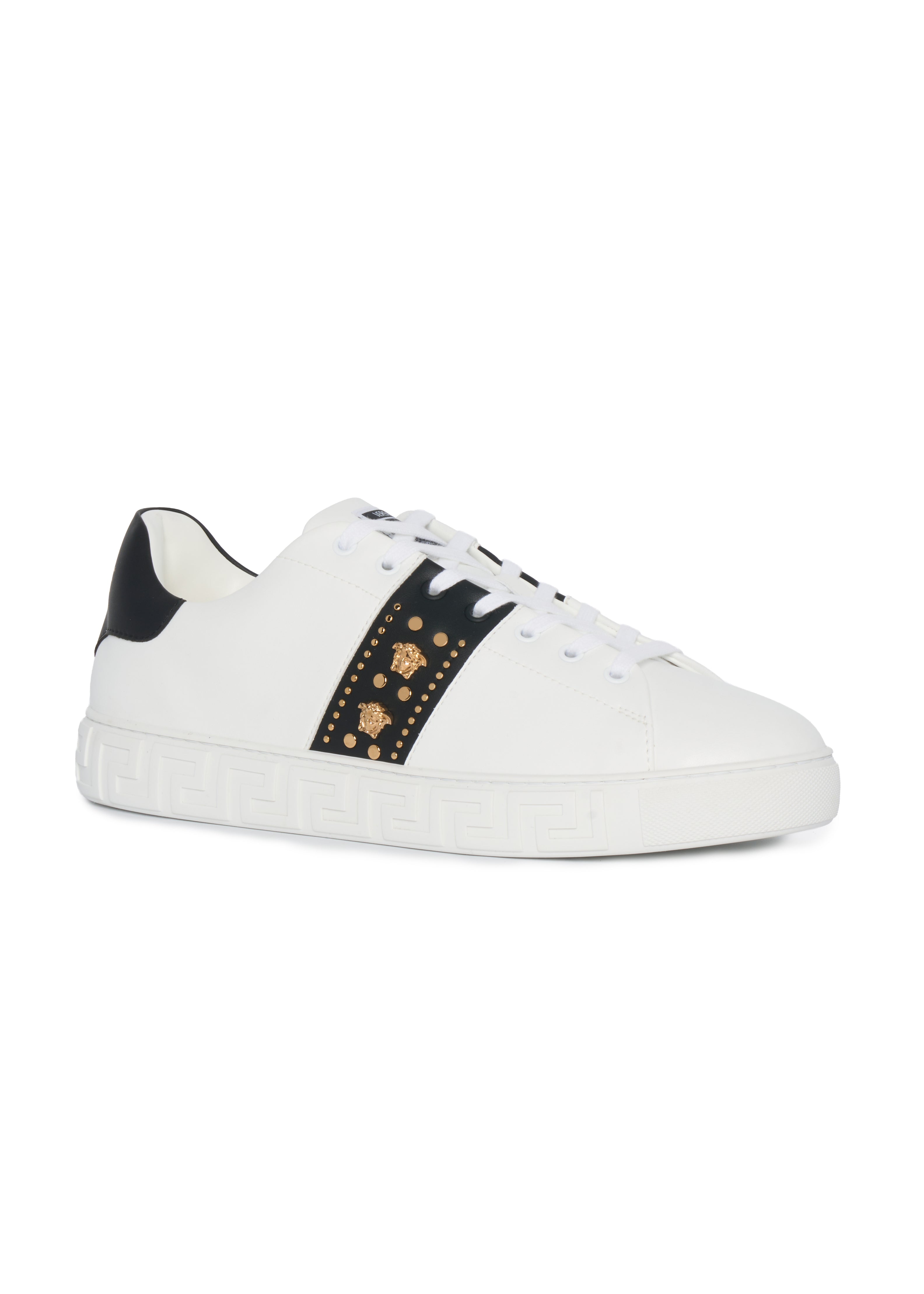 VERSACE Stylish Sneaker with Bold Metal Accents