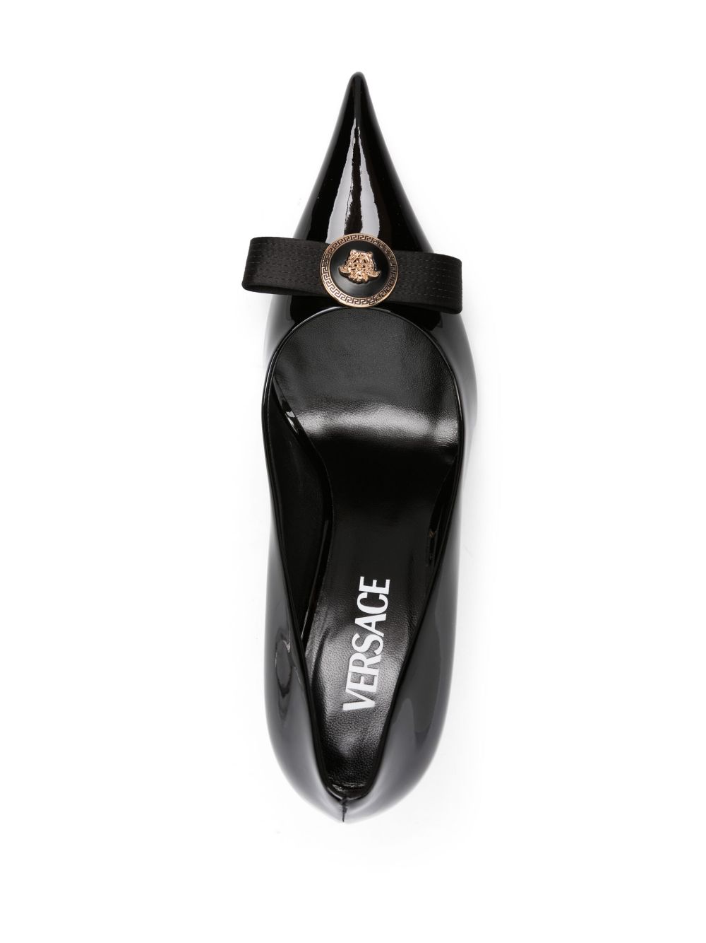 VERSACE Elegant Heels with Ribbon Bow