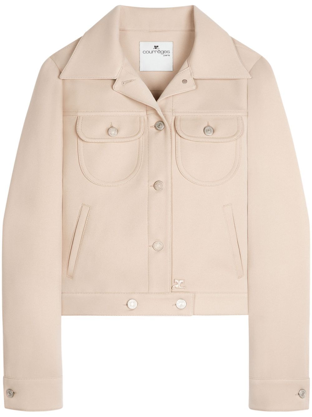 COURREGÈS Signature Twill Trucker Jacket for Women