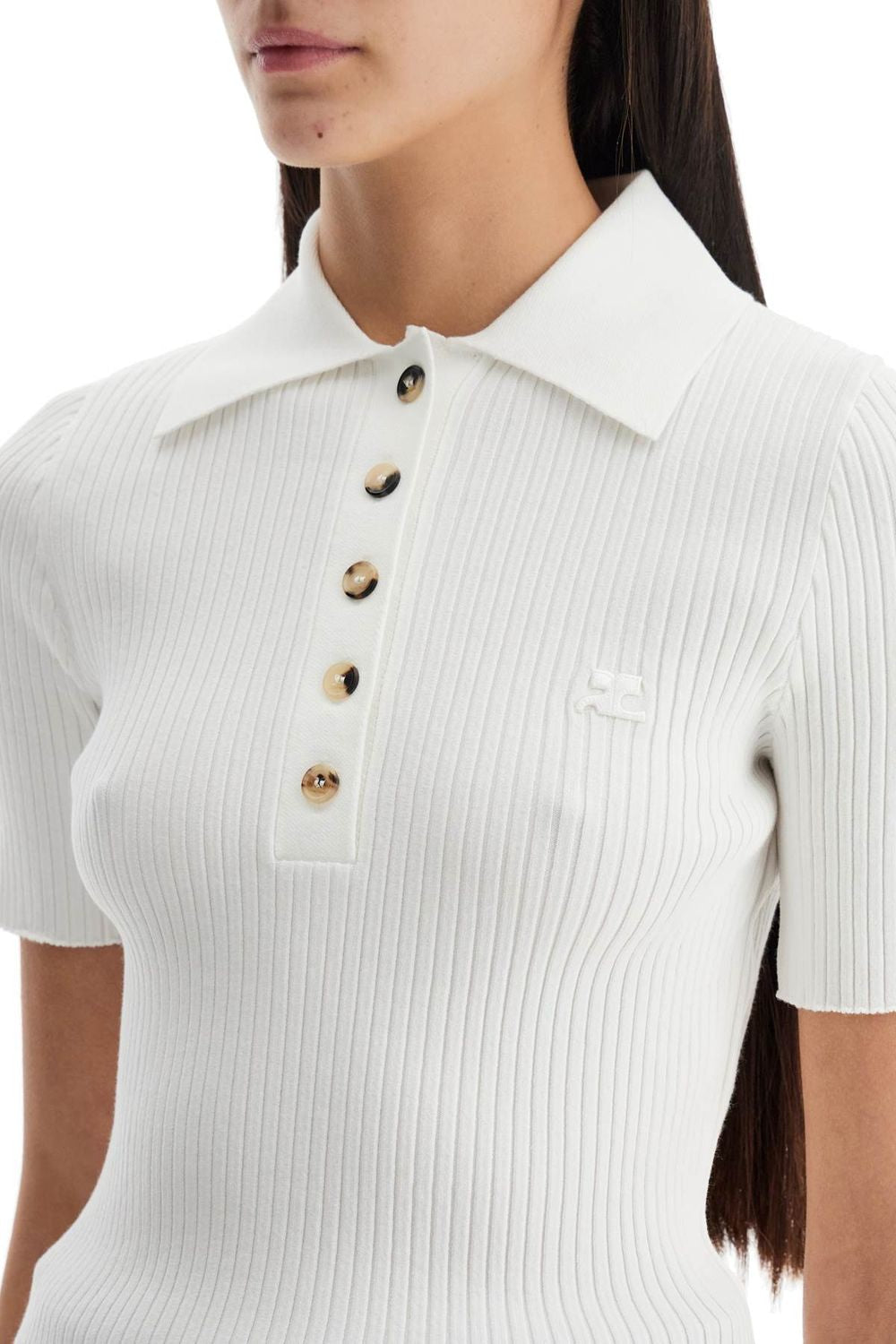 COURREGÈS Signature Polo for Women - SS25 Collection