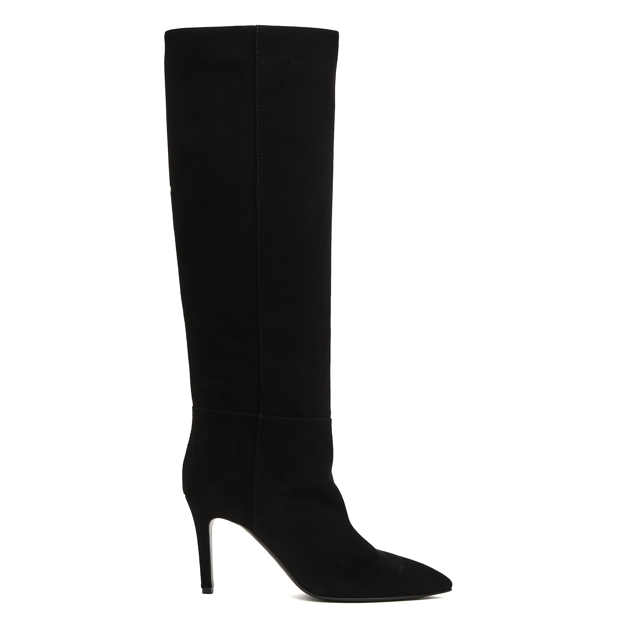 VIA ROMA 15 Chic Suede Stiletto Ankle Boots with 90mm Heel