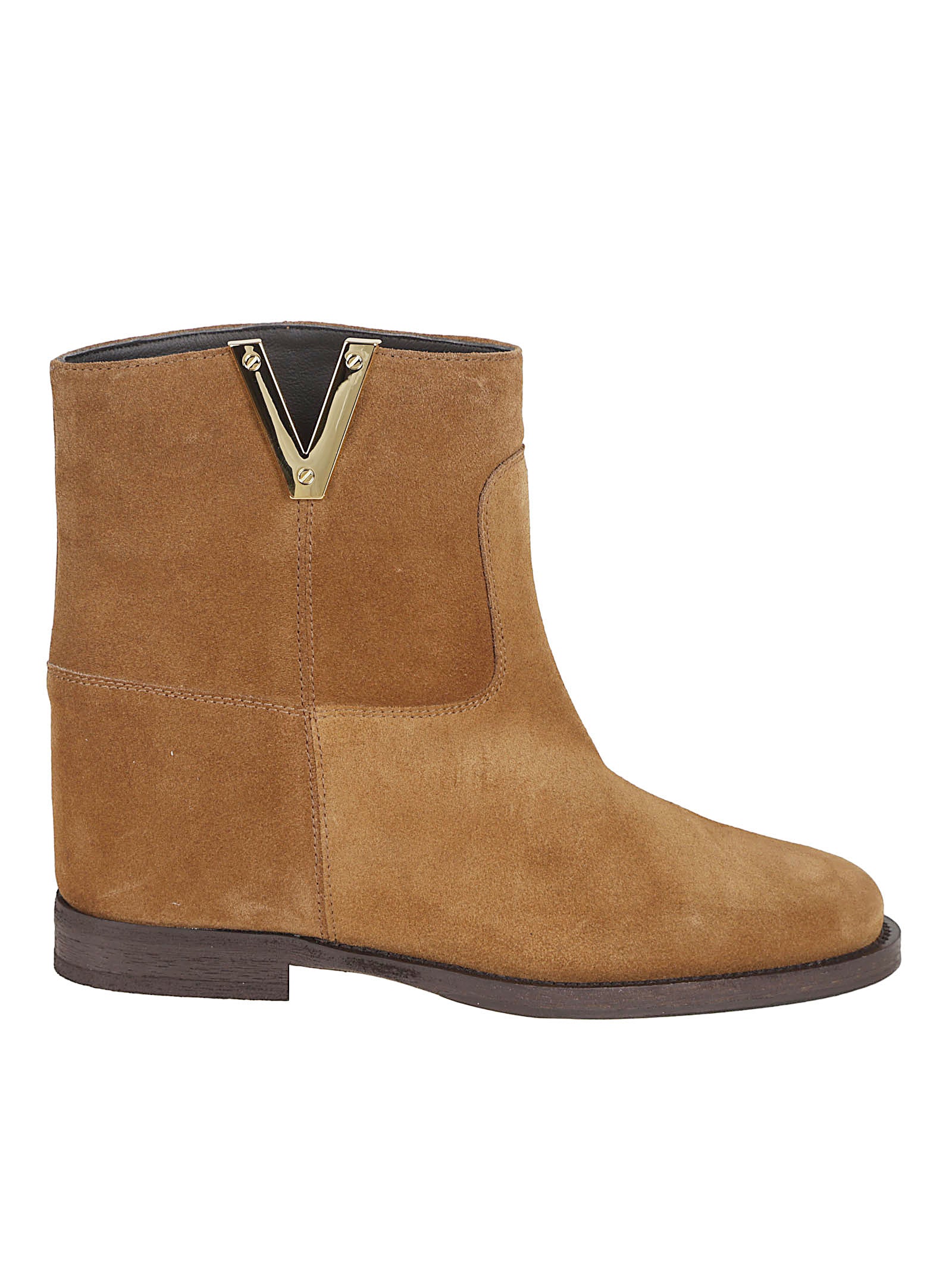 VIA ROMA 15 Elegant Ankle Boots with Internal Wedge - FW25