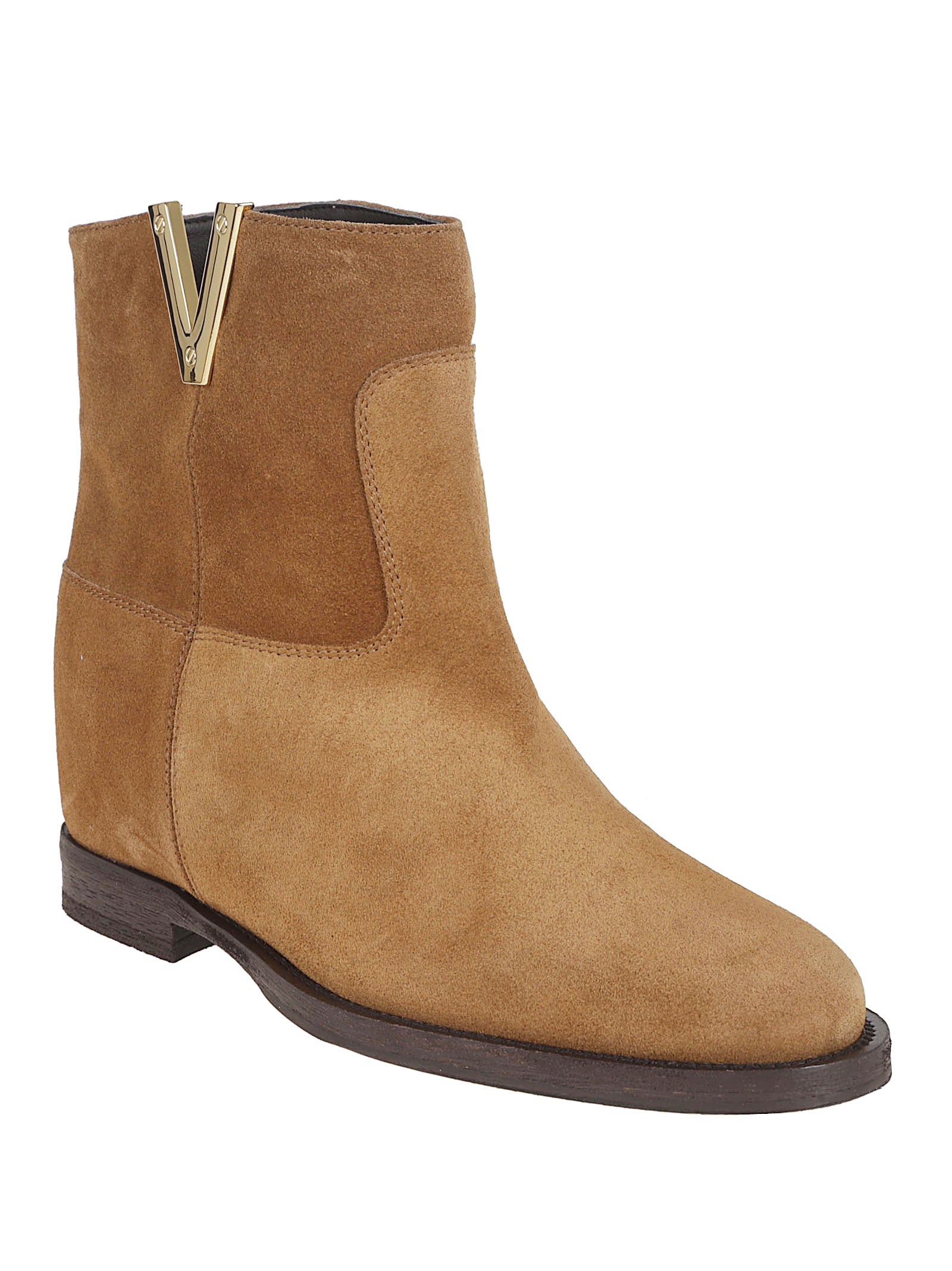 VIA ROMA 15 Elegant Ankle Boots with Internal Wedge - FW25