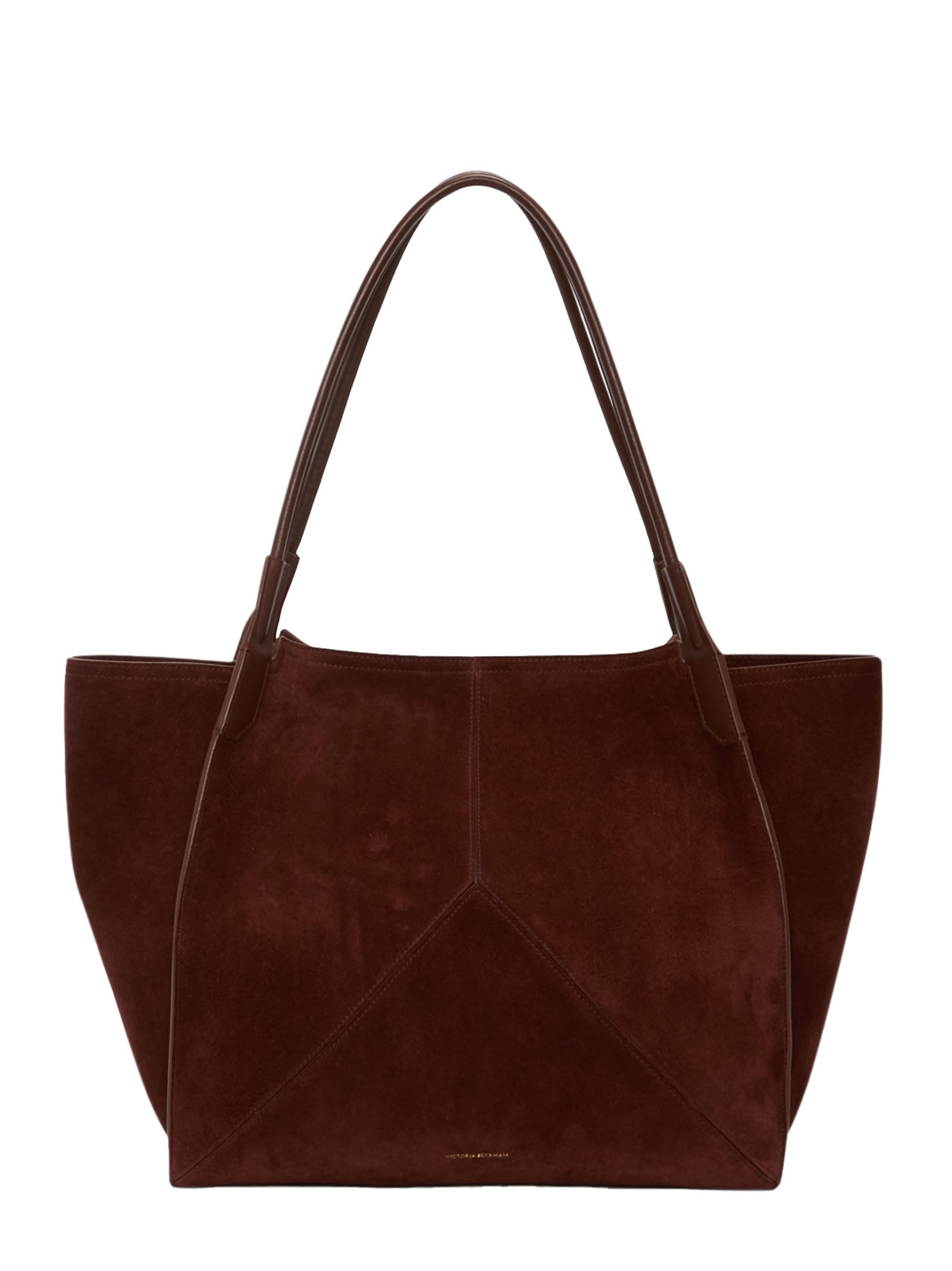 VICTORIA BECKHAM Chic Mini Suede Tote Handbag