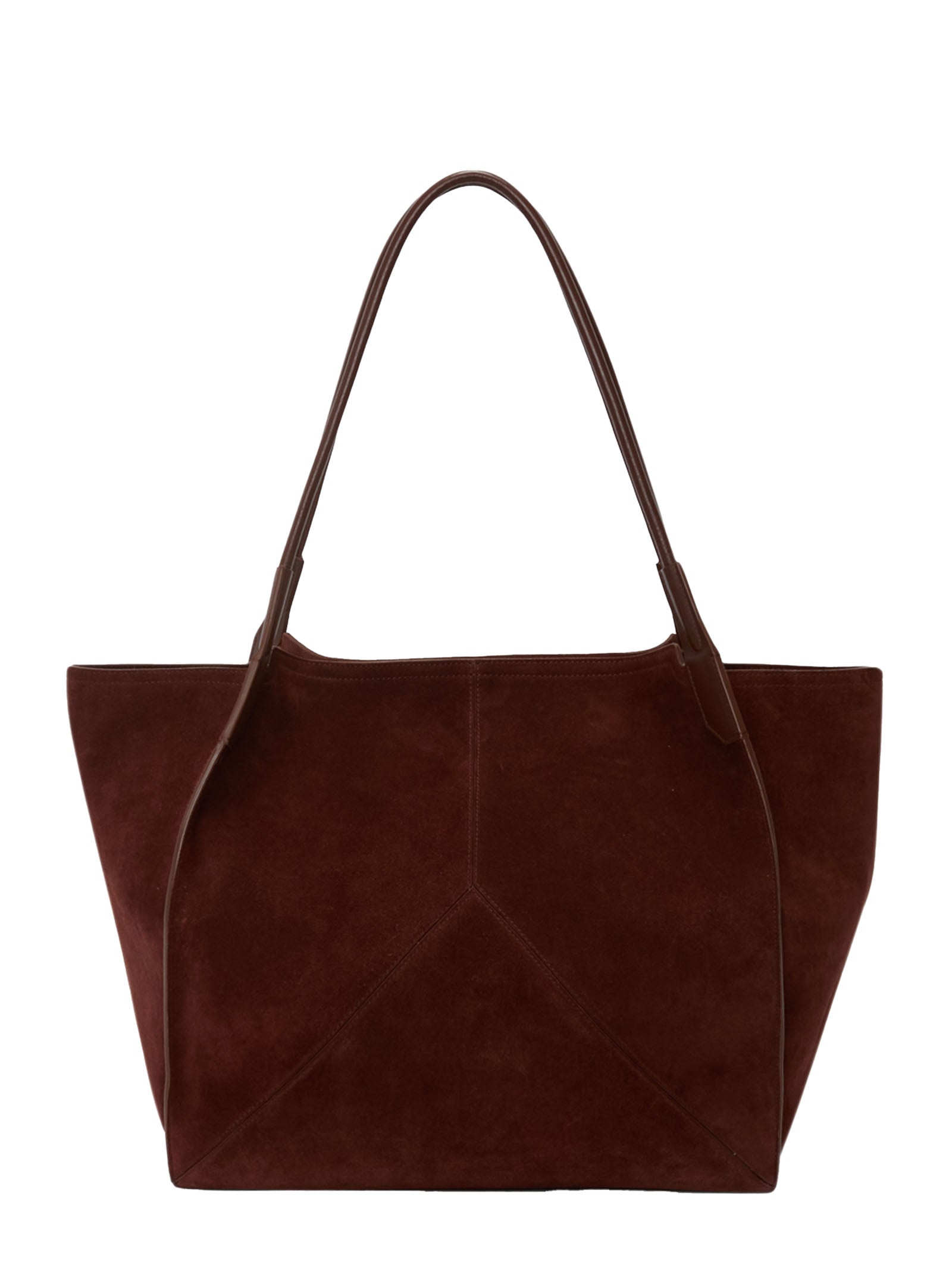 VICTORIA BECKHAM Chic Mini Suede Tote Handbag
